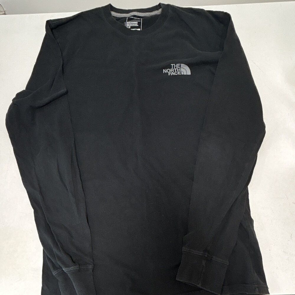 The North Face Men's Graphic Logo Crew Neck Long Sleeve T-Shirt S Black 0061